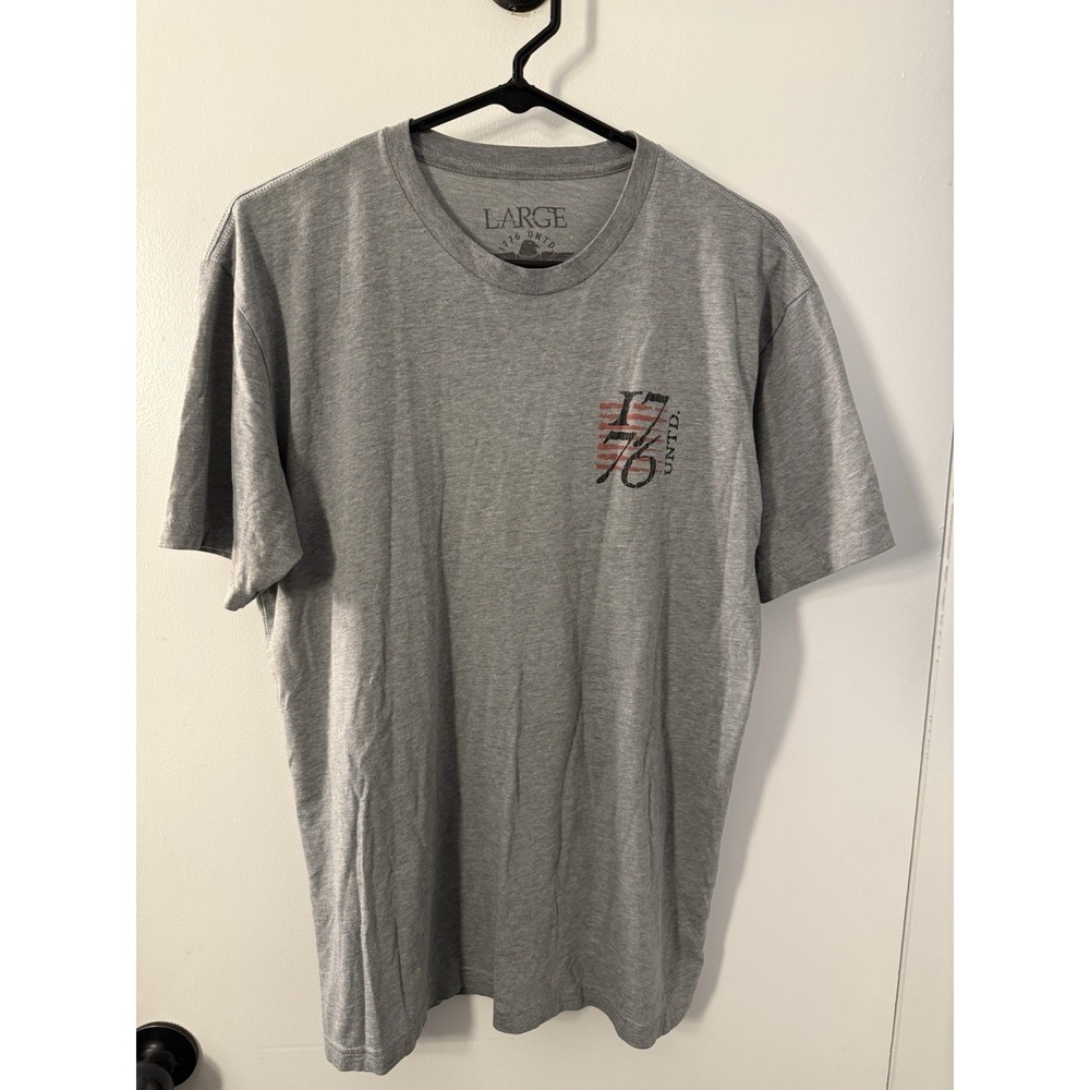 1776 United Boston Tea Party Shirt Mens Large L Gray Dec 2019 Subscription Tee